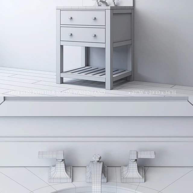 HUTTON POWDER ROOM WASHSTAND — Descargar