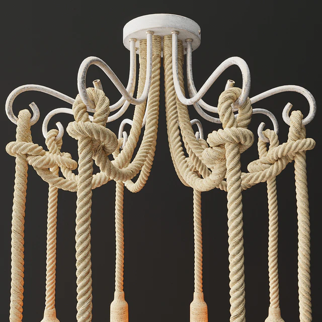 Chandelier Loft Rope Light White 8 — Descargar