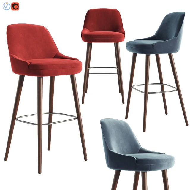 375 Walter Knoll Bar Stool & Counter Stool — Descargar