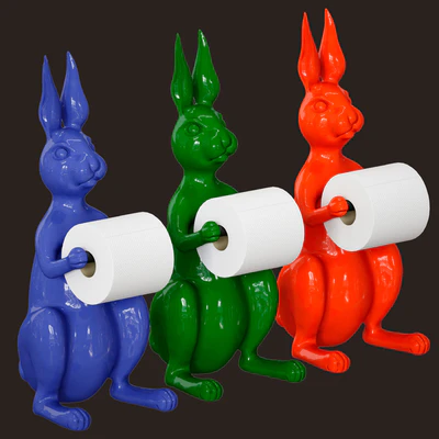 Hare / Rabbit - Toilet roll holder — Ver 7