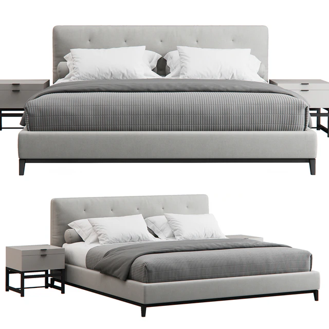 Andersen Quilt Bed by Minotti — Descargar
