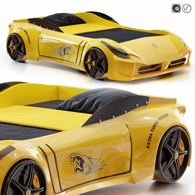 Racing Ferrari Car Bed Model for kids — Ver 1