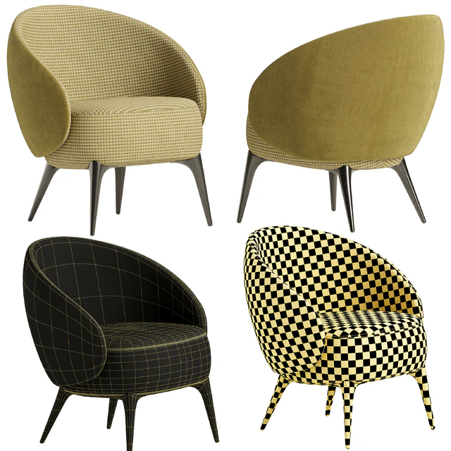 ART NOVA - HELEN ARMCHAIR — Скачать
