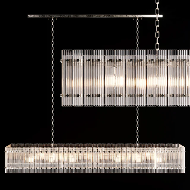 Restoration Hardware SAN MARCO LINEAR CHANDELIER 72 Nickel — Скачать