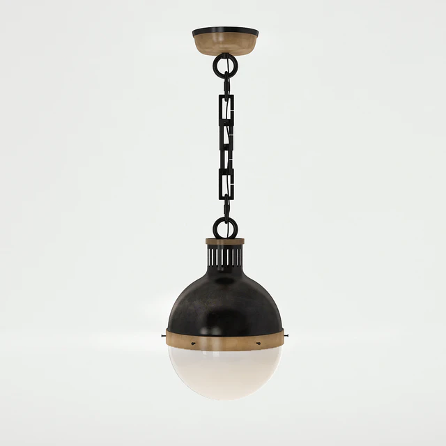 Thomas O'Brien Modern Hicks Small Pendant (Bronze And Hand-Rubbed) — Download
