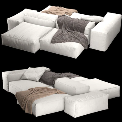 Extrasoft sofa from Living Divani 1 — Ver 5