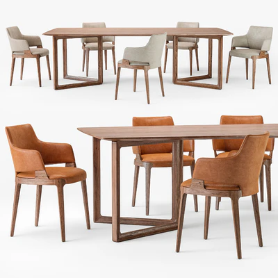 Potocco Velis armchair Opus table — Вид 1