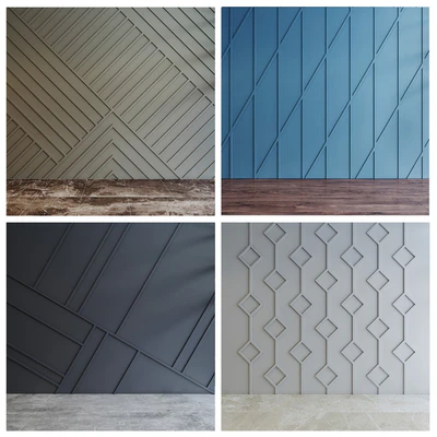 modern abstract paneling — Ver 1