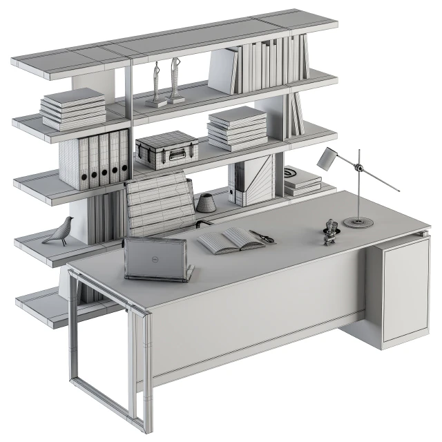 Office Furniture - Manager Set 22 — Descargar