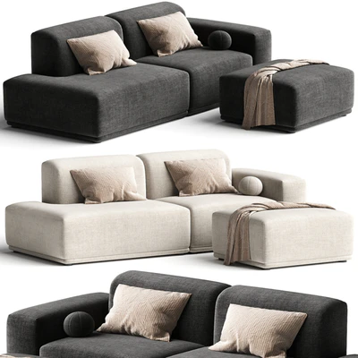 Todd Side Chaise Sofa with Ottoman — download
