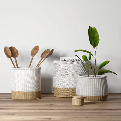 Decorative set with baskets 2 — Ver 1