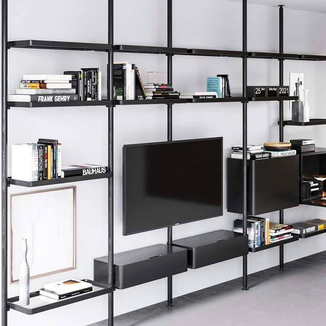 Molteni & C Hector bookcase composition 3 — Descargar