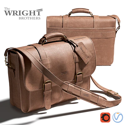 Кожаная мужская сумка от "Wright Brothers" — Вид 1