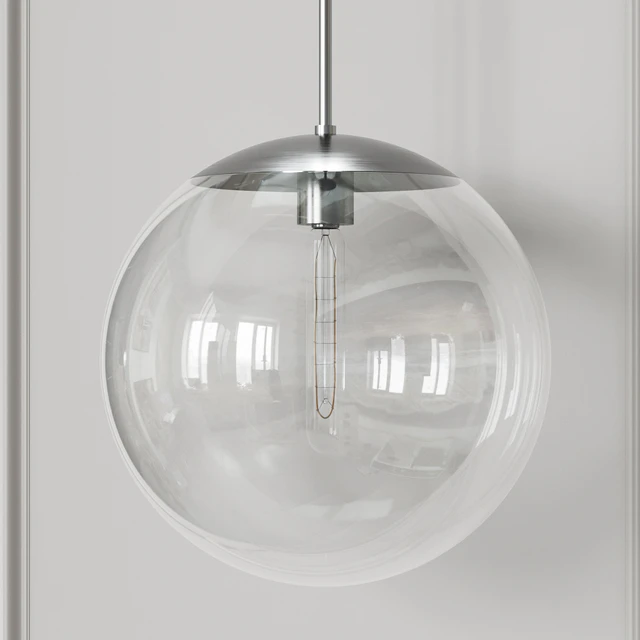 Vega Indoor-Outdoor Brass Gold and Black Nickel Pendant Light — Descargar