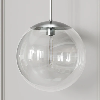 Vega Indoor-Outdoor Brass Gold and Black Nickel Pendant Light — Ver 5