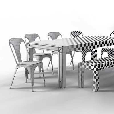 Amos Table and Chairs — Вид 3