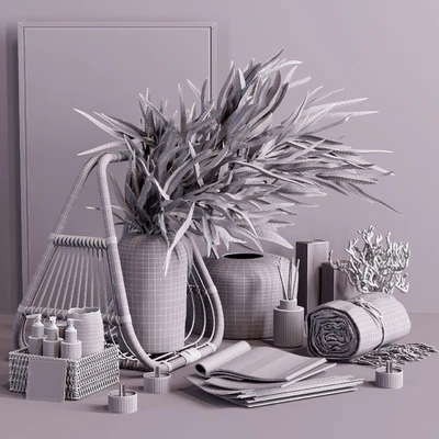 PURPLE MOOD   Decorative set — Ver 4