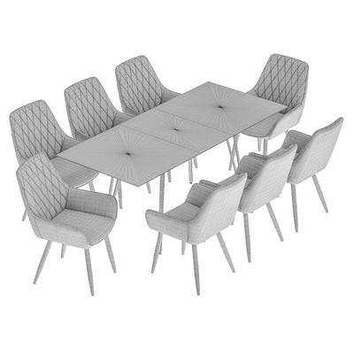 Pablo dining chair and Avanti table — Ver 6