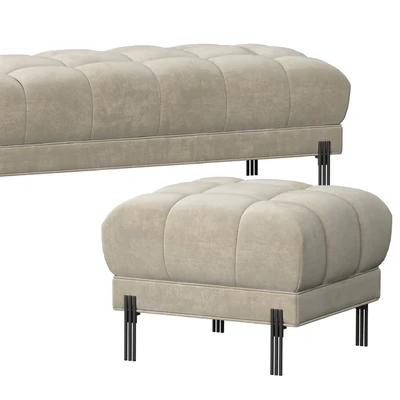 EICHHOLTTZ BENCH + STOOL SIENNA — Ver 4