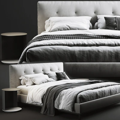 Minotti andersen quilt bed — Ver 4