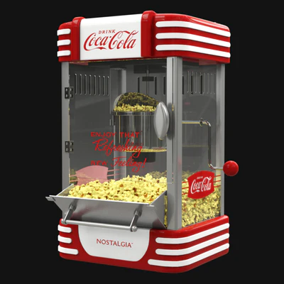 Nostalgia Coca Cola Ounce Kettle Popcorn Maker — download