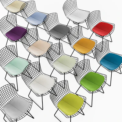 Knoll Bertoia Side Chair Arper Dizzy Table — Ver 5