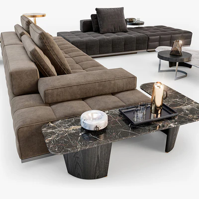 Minotti Lawrence Clan seating system set 01 — Ver 3