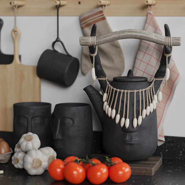 Decorative kitchen set 03 — Download