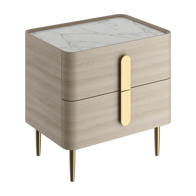 Light luxury bedside table — Descargar