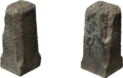 broken cement bollard 001 — Скачать