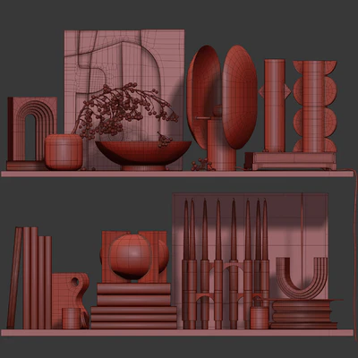 Decorative set 011 with berries and 101 Copenhagen — Ver 4