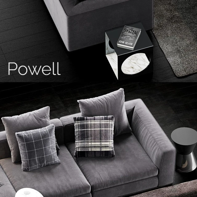 Minotti Powell Sofa 2 — Скачать