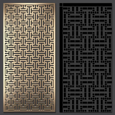 Decorative partition — Ver 4