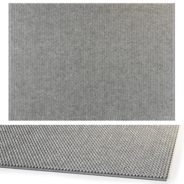 BENUTA WOOL RUG BEADS GREY — Скачать