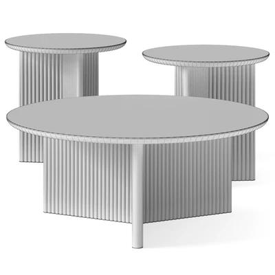 Burke Odeon Round Coffee Tables — Ver 2