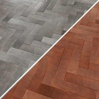 Porcelain stoneware tiles EQUIPE ARGILE 6x24.6 cm — Ver 6