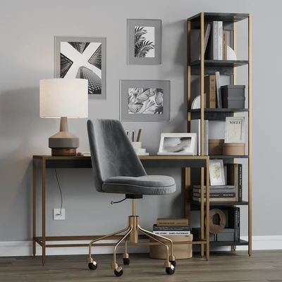 Zane Black Office Workplace West Elm — Ver 5