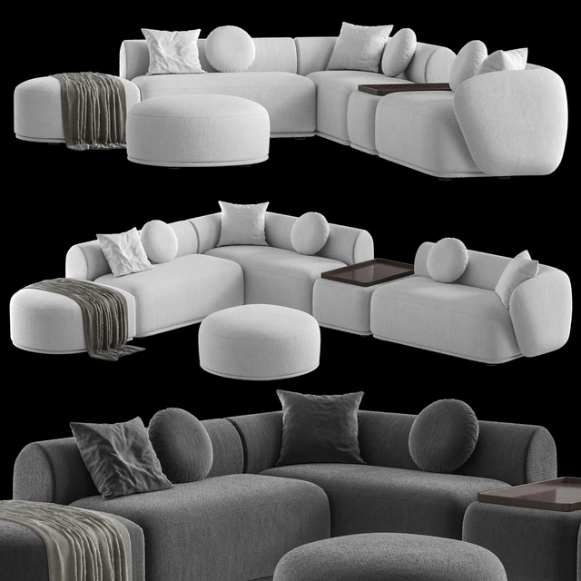 Meridiani Rene sofa set 2 — Descargar