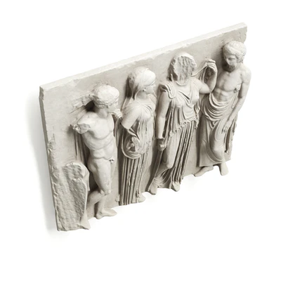 Greek Attic relief wall panel — Вид 5