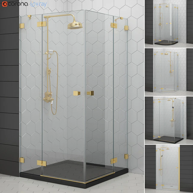 Душевые кабины и двери Radaway | Essenza gold — Скачать