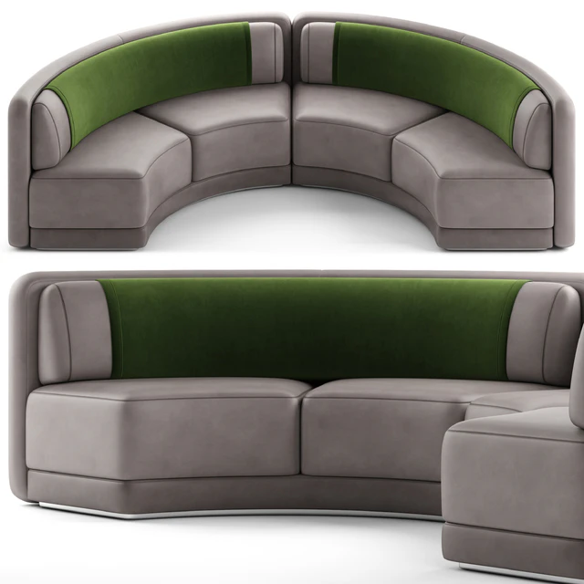 MD Round Sofa 004 — Скачать