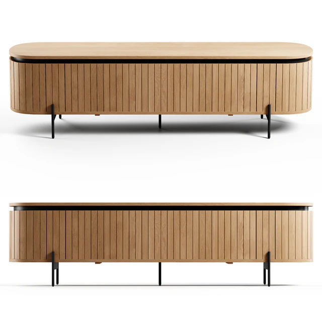 Kave Home - Licia TV stand, 200x55 cm — Скачать