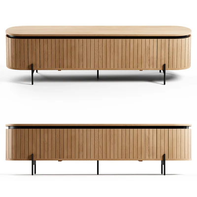 Kave Home - Licia TV stand, 200x55 cm — Вид 1