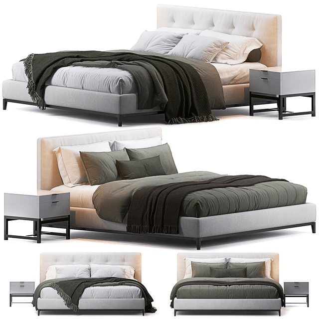 Andersen bed by Minotti — Скачать