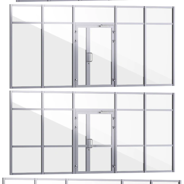 Glass fire doors and partitions, a set of handles — Descargar