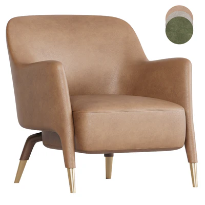 Armchair in Linen Molteni — Ver 4