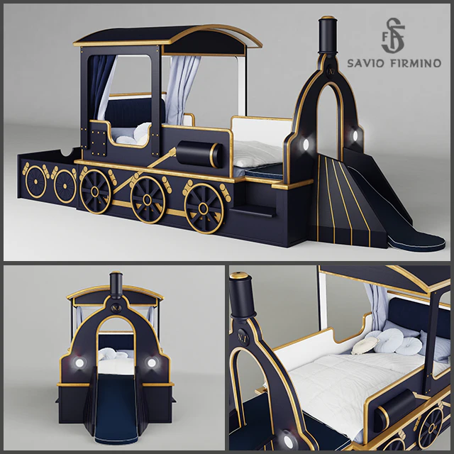 Savio Firmino Kid's Bed "Train" — Descargar