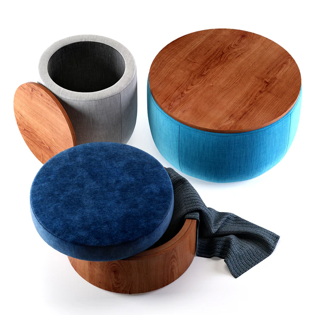 West Elm Storage Ottomans — Скачать