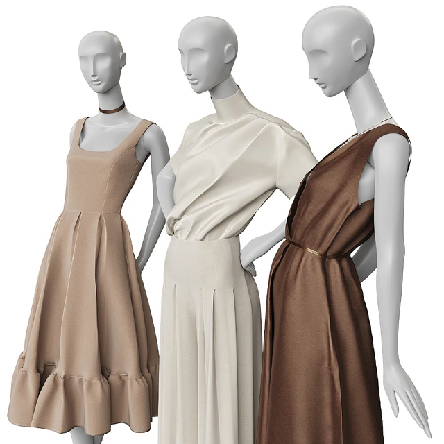 Women's clothing on mannequins — Descargar