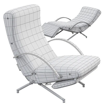 AVE TECNO P40 Lounge Chair by Borsani 1950 — Ver 3
